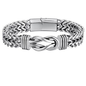 Silver Woven Bracelet